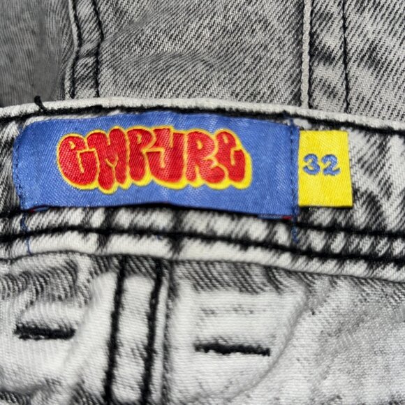 Empyre Loose Fit Scramble Grey Wash Skate Jeans Men's Size 32Wx30L Y2K - Picture 10 of 14